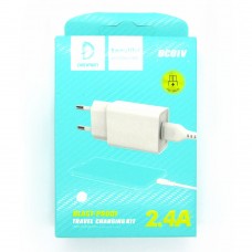 СЗУ блочек Denmen DC01V micro-USB (white)