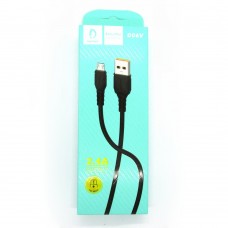 Data cable Denmen D06V micro-USB (black)