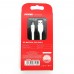 Data cable Denmen D16V 3.6A micro-USB (white)
