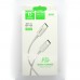 Data cable Denmen D10C 100W Type-C to Type-C (white)