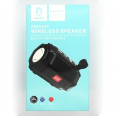 Колонка Denmen DR07 с фонариком (black)