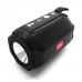 Колонка Denmen DR07 с фонариком (black)