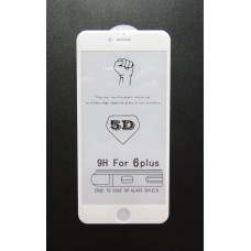 Стекло iPhone 6+ 5D (white)