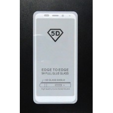 Стекло Xiaomi Redmi 5+ 5D (white)