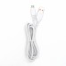 Data cable WUW X153 micro-USB (white)