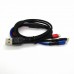 Data cable WUW X117 3in1 (black)