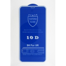 Стекло iPhone XR 10D (white)