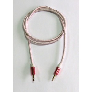Cable AUX vip ткань (rose-gold)