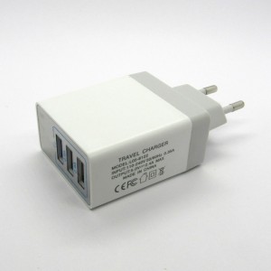 СЗУ 3 in 1 display 2.4A (white)
