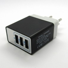 СЗУ 3 in 1 display 2.4A (black)