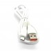 Data cable WUW X195 micro-USB (white)