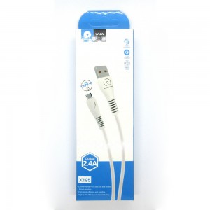 Data cable WUW X195 Type-C (white)