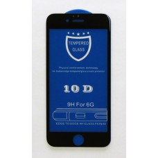 Стекло iPhone 6 10D (black)
