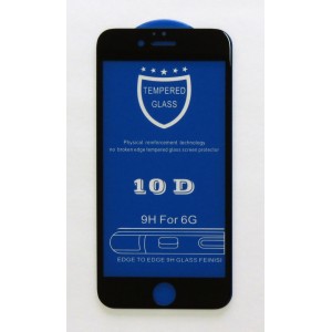 Стекло iPhone 6 10D (black)
