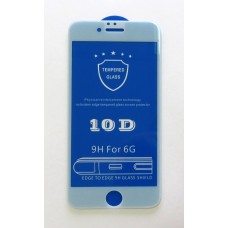 Стекло iPhone 6 10D (white)