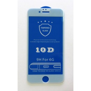 Стекло iPhone 6 10D (white)