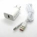 СЗУ блочек Denmen DC03T + кабель Type-C (white)