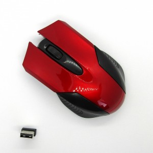 Мышка беcпроводная Wireless color (red)
