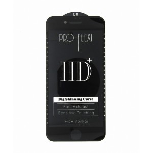 Стекло Pro-Flexi HD iPhone 7/8 (black)