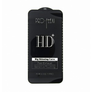 Стекло Pro-Flexi HD iPhone X/XS/11PRO (black)