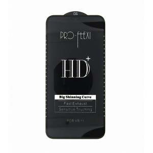 Стекло Pro-Flexi HD iPhone XR/11 (black)
