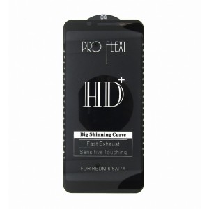 Стекло Pro-Flexi HD Xiaomi Redmi 6/6A/7A (black)