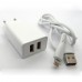 СЗУ WUW T55 блочек+кабель iPhone 3.1A fast  (white)