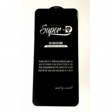 Стекло Super Glass Xiaomi Redmi Note 9 (black)