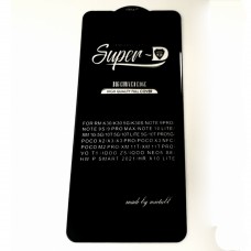 Стекло Super Glass Xiaomi Redmi Note 9 PRO (black)