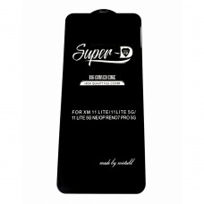 Стекло Super Glass Xiaomi Redmi 11 Lite (black)