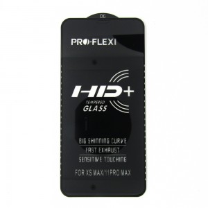 Стекло Pro-Flexi HD iPhone 11 PRO MAX (black)