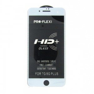 Стекло Pro-Flexi HD iPhone 7+/8+ (white)
