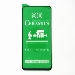 Стекло Ceramics Xiaomi Redmi Note 9 9D (black)