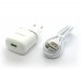 СЗУ Borofone + кабель micro-USB BA36A (white)