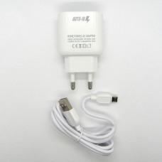 СЗУ блочек Charger Fast+кабель EMY MY-A202 (white)