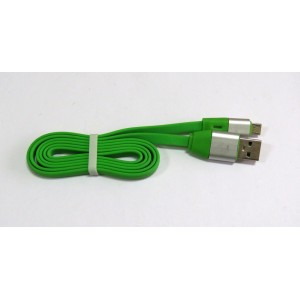Data Cable ELASTICK micro-USB (green)